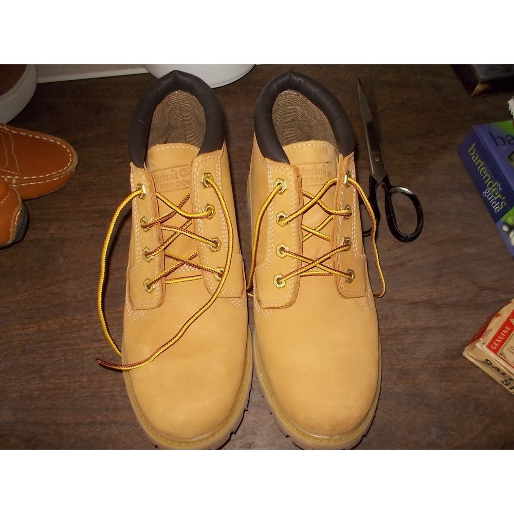 Timberland Nellie Waterproof Chukka Boots Wheat Nubuck Ankle 23399  8.5M